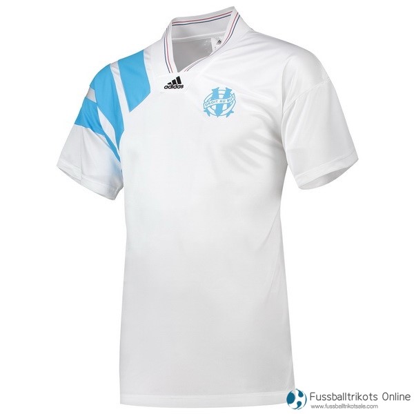 Marseille Trikot 25th 1993 Weiß Fussballtrikots Günstig